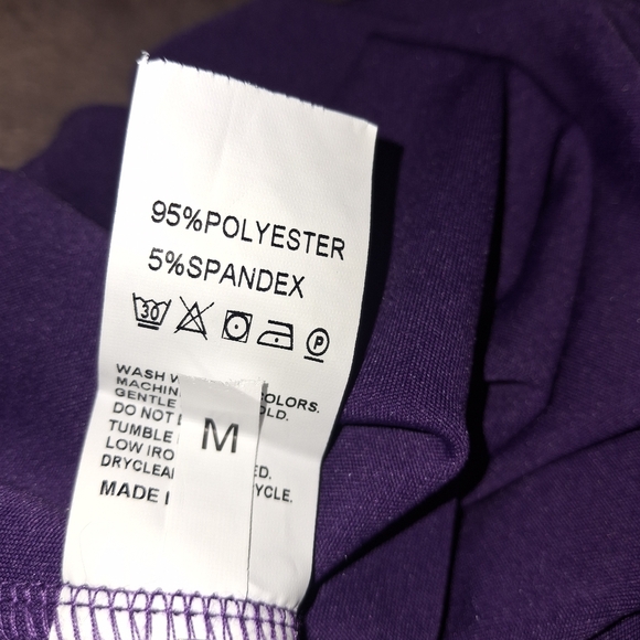 Pretty In Purple Mini Skirt- W Sz Medium - Picture 3 of 4